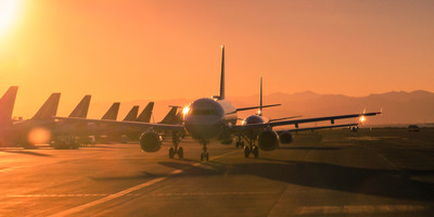 Multiple aircrafts on the runway.